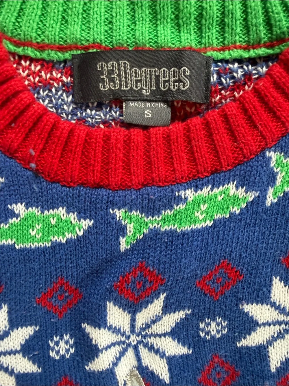 Shark Wreath Holiday Sweater - Blue